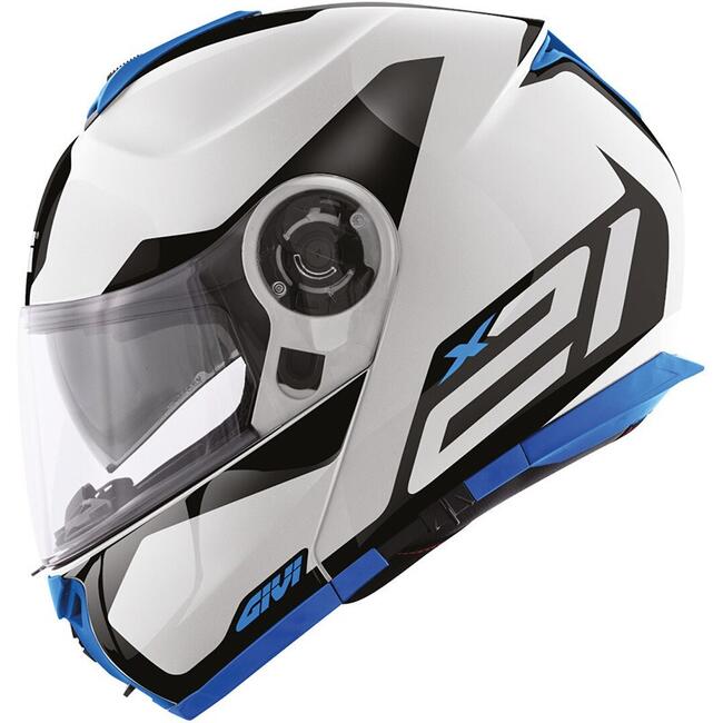 Casco X.21 Challenger Spirit Bianco Blu Givi